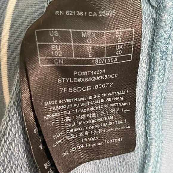 Guess Jeans 1981 Casual Sweater Blue Size Large - Picture 5 of 5